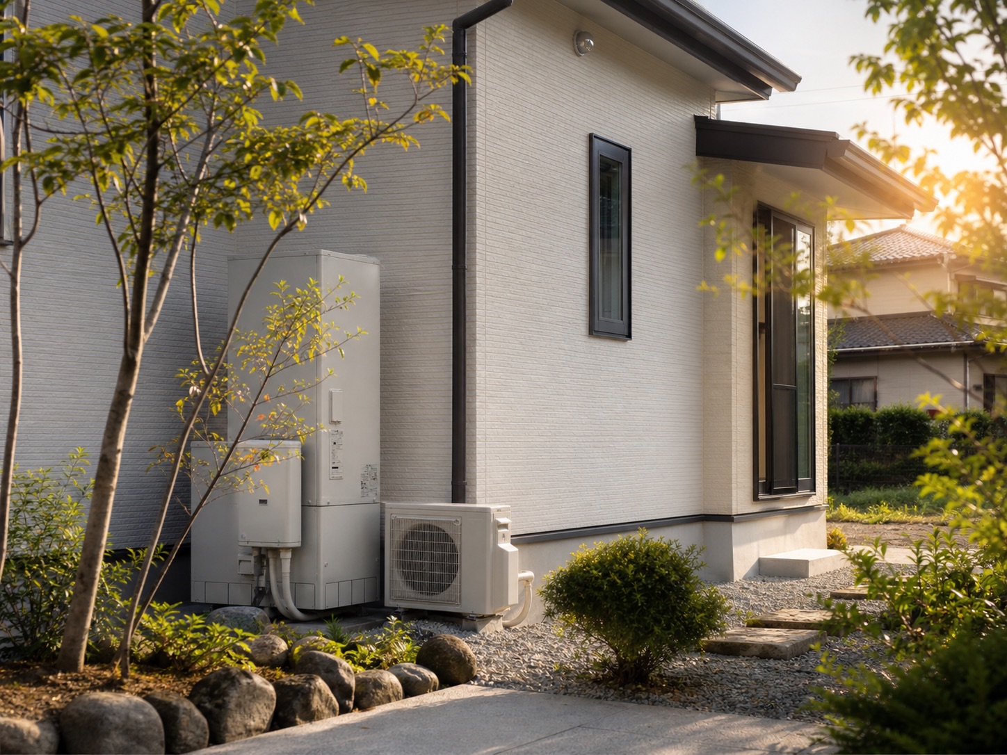 住宅外まわりの設備工事のイメージ